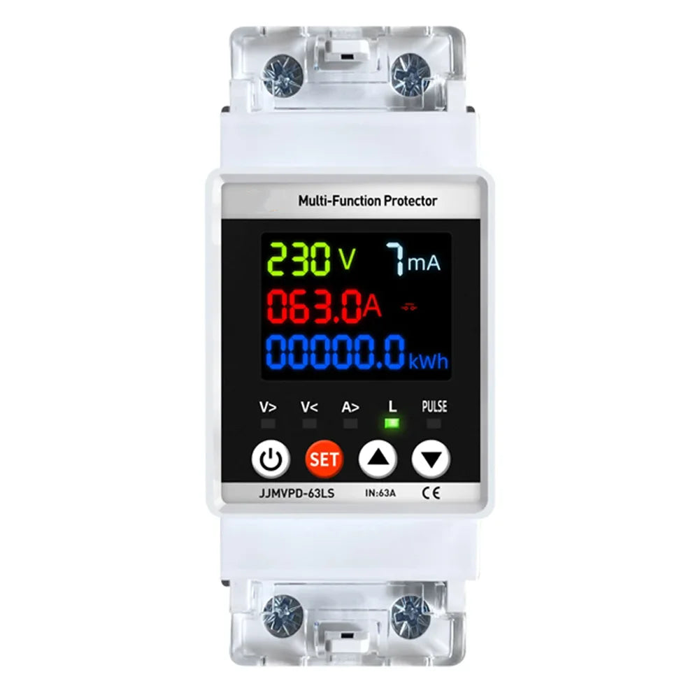 Smart WiFi Automatic Reclosuring Protector Intelligent Circuit Breaker Single Phase Reclosing Switch Voltage Protective Device