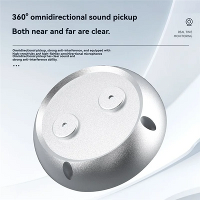 ABUO-Waterproof 360° Omnidirectional Sound Pickup External Audio High Sensitivity High Fidelity No Noise 600Ω DC12V 3000M