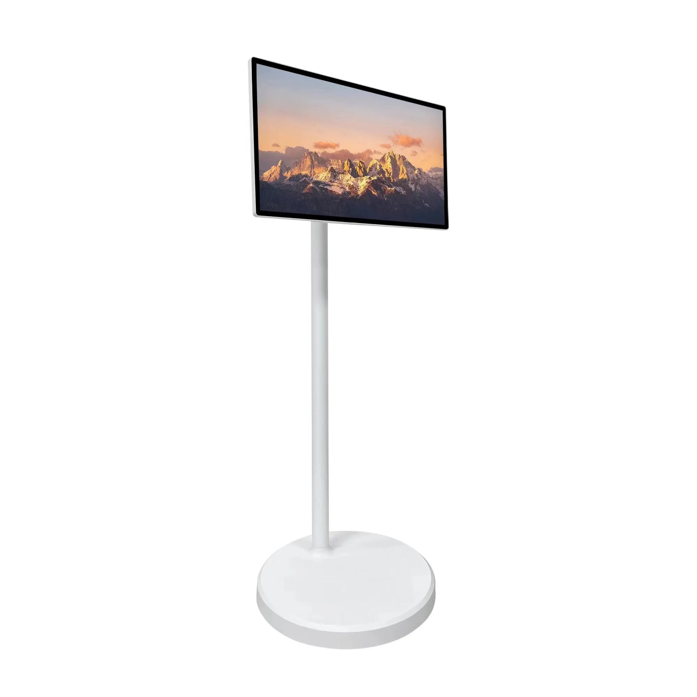 LCD Android OS Smart TV Unique Design Advertising Machine with Mobile Battery Smart Screen TV
