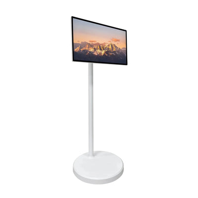 LCD Android OS Smart TV Unique Design Advertising Machine with Mobile Battery Smart Screen TV