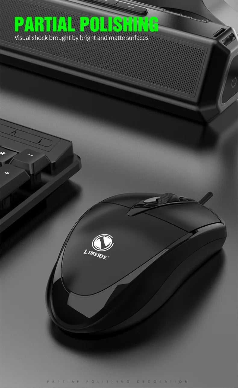 Wired Office Home Game Mouse Usb Computer Business Internet Cafe Desktop Application