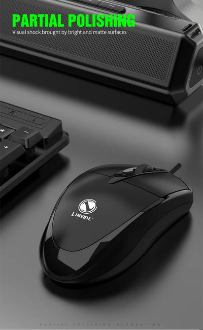 Wired Office Home Game Mouse Usb Computer Business Internet Cafe Desktop Application