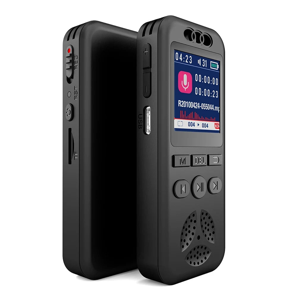 New Digital Audio Voice Recorder MP3 Player Noise Reduction Voice Activated Audio Recorder Sound Recorder For Lecture Interview