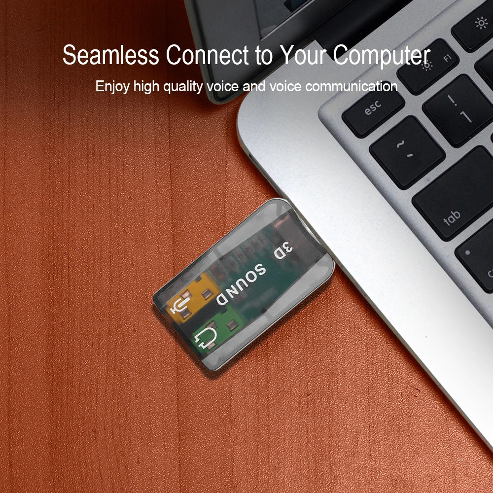 5.1 Sound channel USB independent sound card External computer to replace PCI notebook usb sound card USB to audio interface