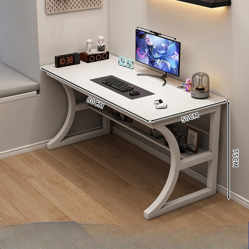 Ergonomic Gaming Computer Desk Home Office Study Station Table Cable Management  Desks Escritorio Blanco Con Cajones Furniture