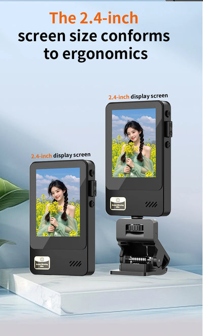 Smartphone Wireless Magnetic Monitor Screens Device Rear Camera Selfie for Phone Vlog Live Stream Video Recording Screen Phone
