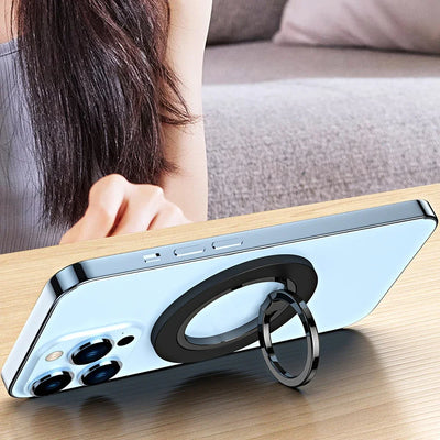 Magnetic Phone Ring Holder for iPhone 15 14 13 12 Magsafe Accessories - Magnetic Phone Grip - Adjustable Phone Finger Ring Grip
