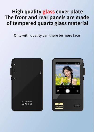 Smartphone Wireless Magnetic Monitor Screens Device Rear Camera Selfie for Phone Vlog Live Stream Video Recording Screen Phone
