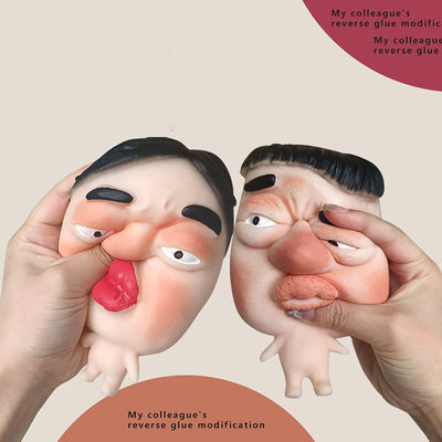 Decompression artifact, strange and quirky gadgets, ultra soft to squeeze, funny and trendy office decorations
