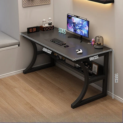 Ergonomic Gaming Computer Desk Home Office Study Station Table Cable Management  Desks Escritorio Blanco Con Cajones Furniture
